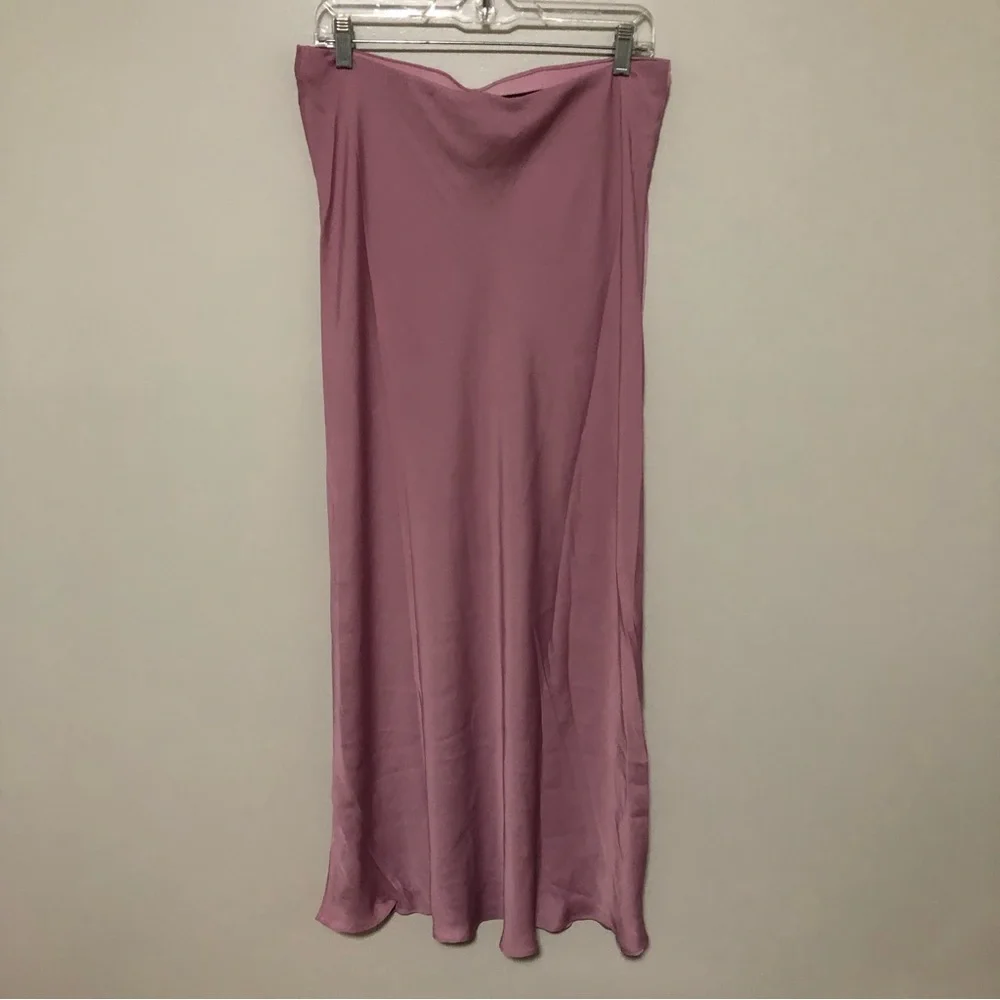 Free People Light Pink Midi Skirt